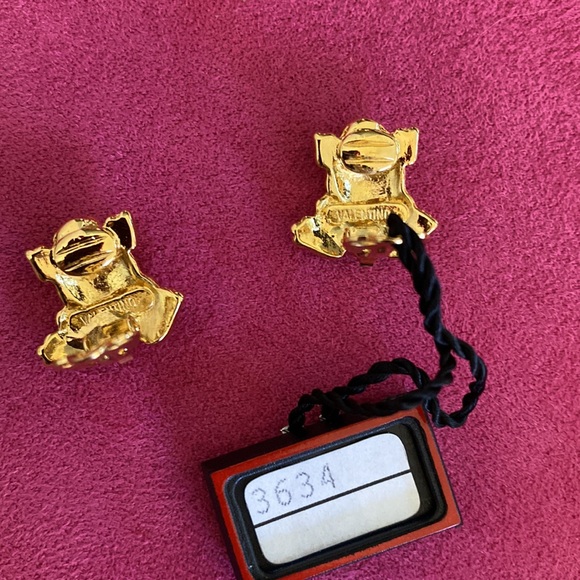 Vintage Valentino Frog Earrings ✨firm price✨ - Picture 3 of 5